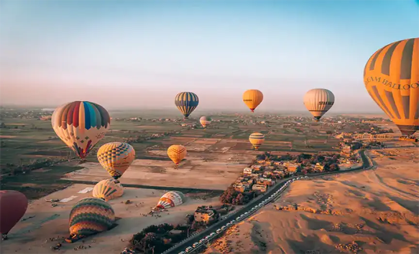 Sunrise Hot Air Balloon Ride Over Luxor – A Magical Experience